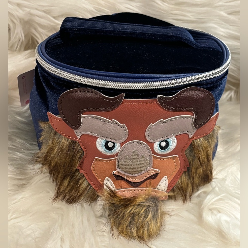 Disney Beauty And The Beast Velvet Train Case